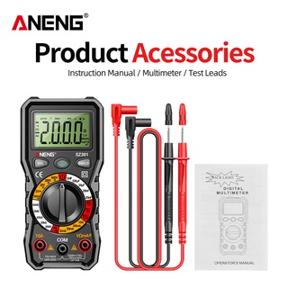 ANENG SZ18 multimetro digital profesional analogico polimetro multímetro  digital profissional tester digital multimeter profesional comprobador de  corriente metro multimeter voltimetro herramientas capacimetro digital