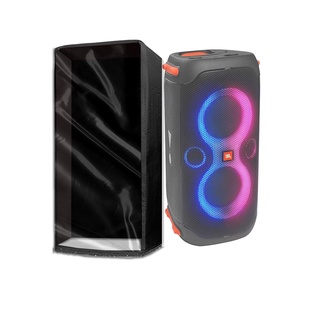 Capa para Jbl Partybox 110 Preta com Frente Transparente