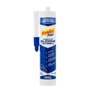 Silicone Acetico Incolor 260G PT0600030 Mundial Prime