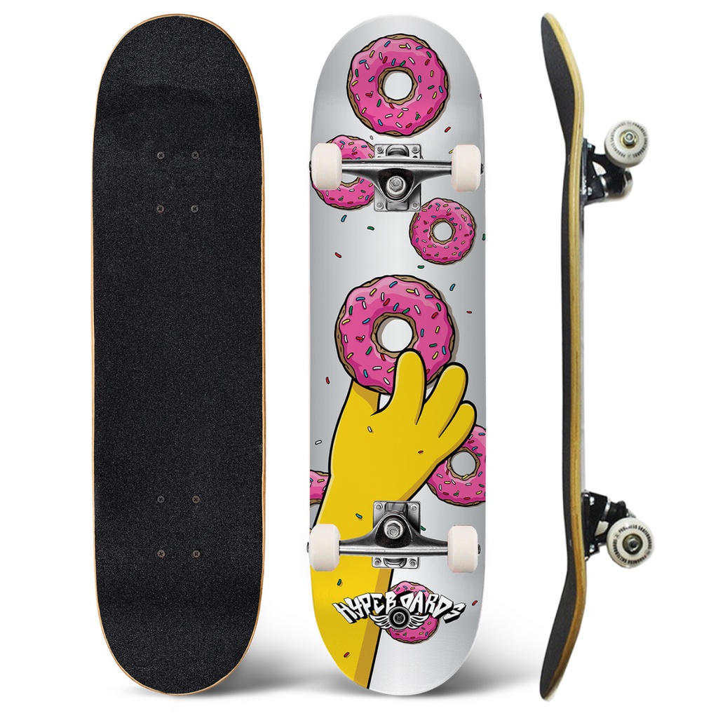 Skate Semi Profissional para Iniciante Masculino Feminino Street