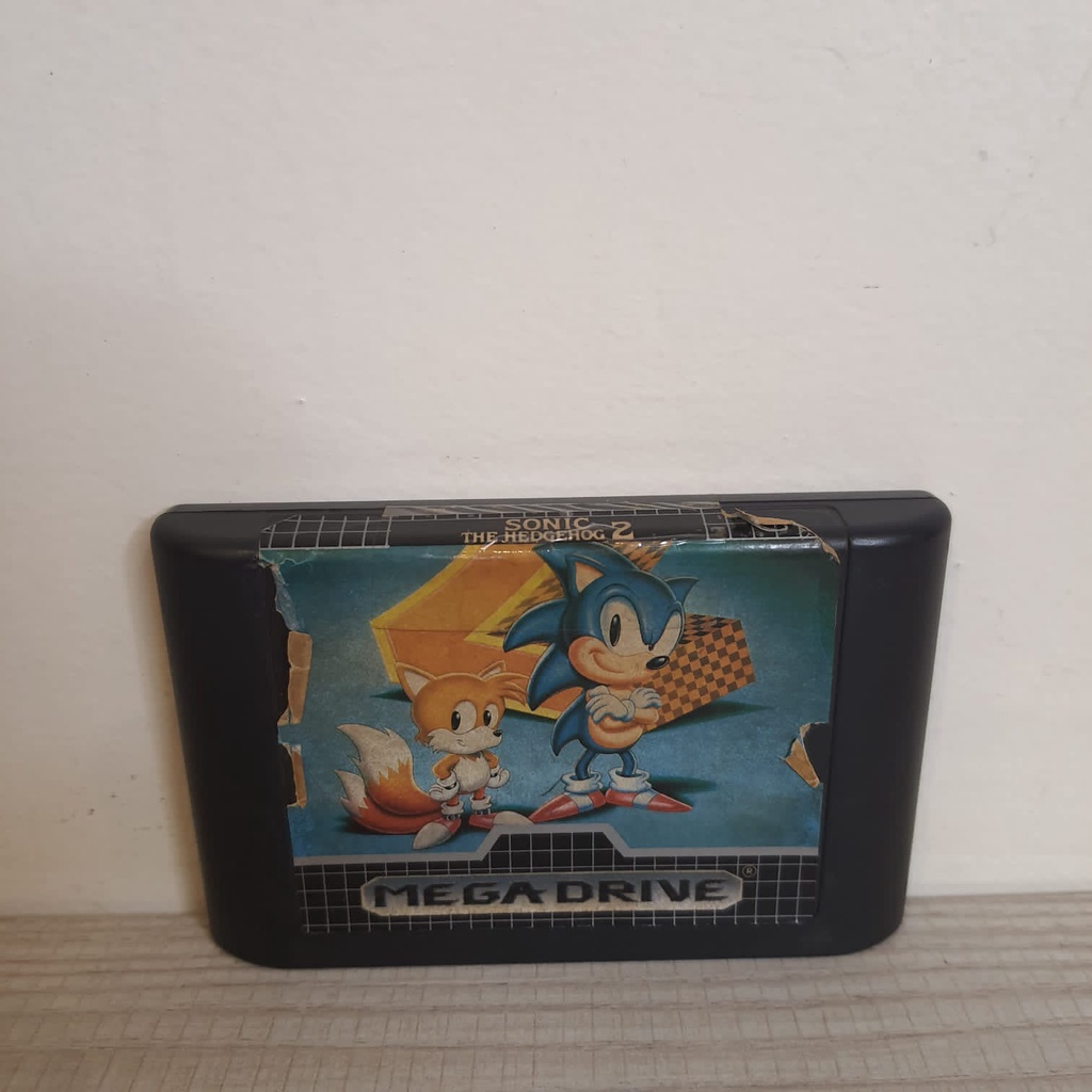 Jogo Sonic 2 para Mega Drive / Genesis ORIGINAL | Shopee Brasil