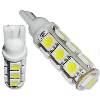 2 Lâmpadas de Led 13 Leds T10 Sandero Logan - Farolete 12v