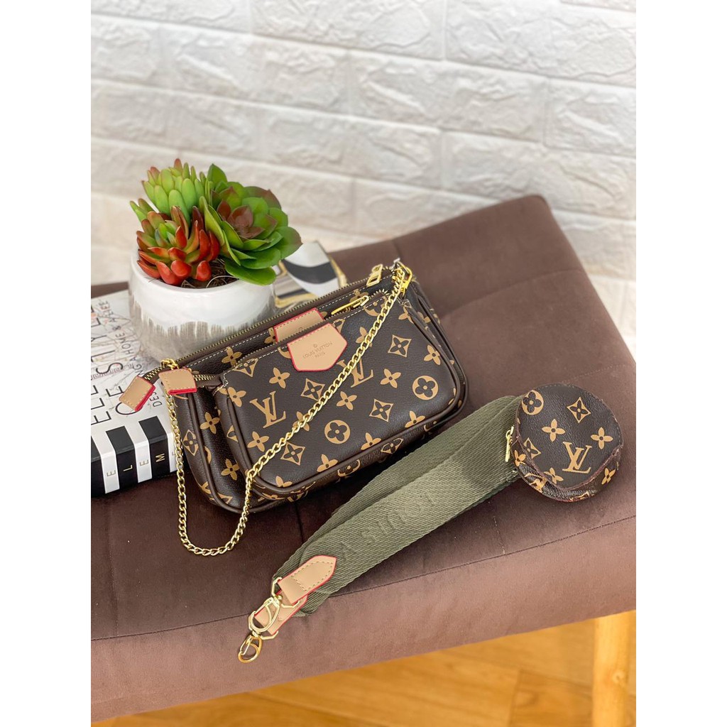 BAGShoppee - 3 IN 1 LV BAG👜 TOP GRADE QUALITY🤎