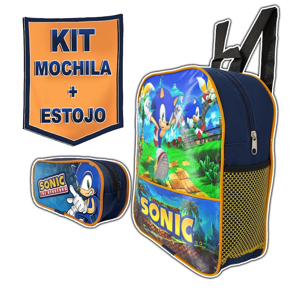 Kit Mochila escolar infantil menino pequena Lancheira Térmica Estojo  simples Roblox PR/AM 1zp - Desconto no Preço