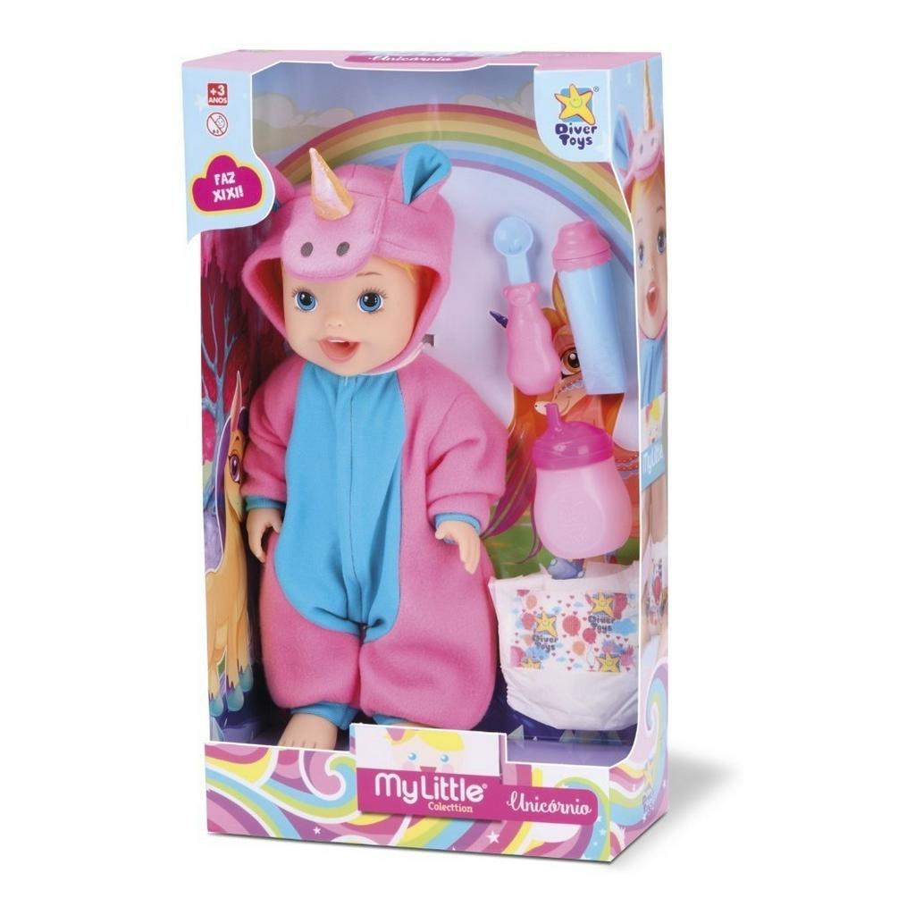 My Little Collection Faz Xixi Unicornio Diver Toys Shopee Brasil
