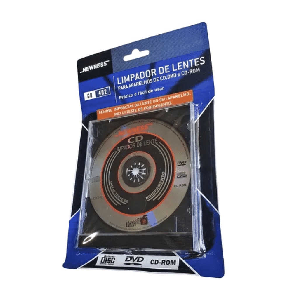 Limpador De Lentes Cd Dvd Bluray Aparelho Newness Original