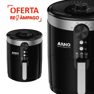 Fritadeira Arno Preta Sem Óleo Air Fryer 3,5 litros Antiaderente 110V Melhor Menor Preço