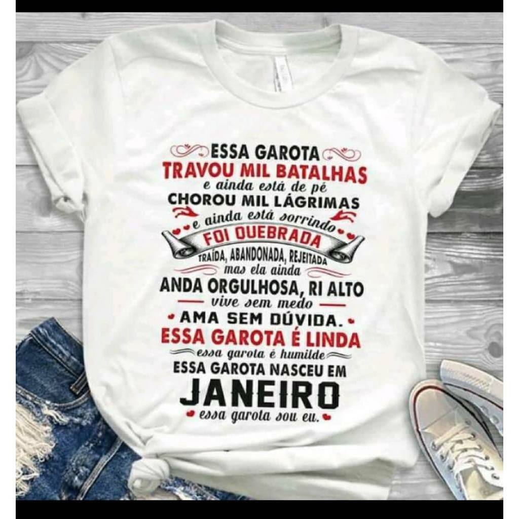 Camisa best sale de aniversario