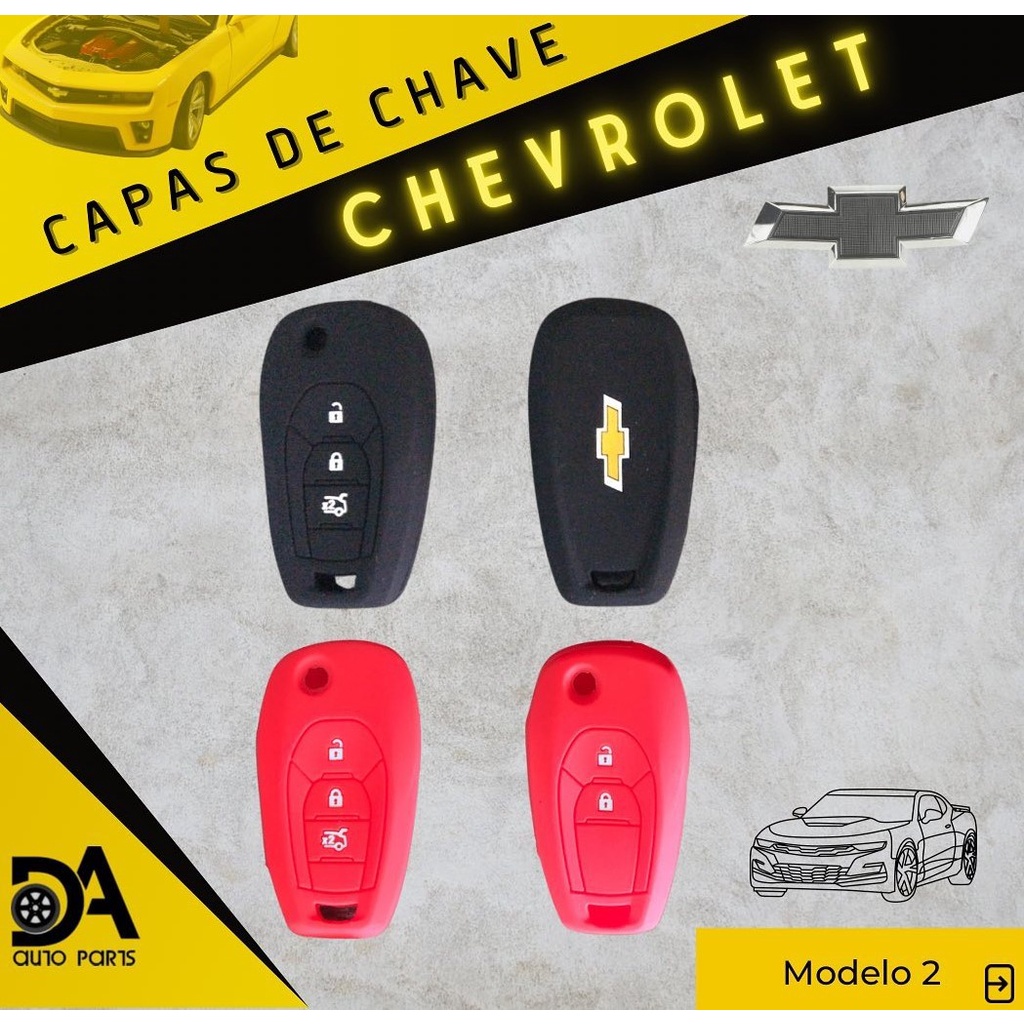 Capa de chave Chevrolet Silicone Premium | Shopee Brasil