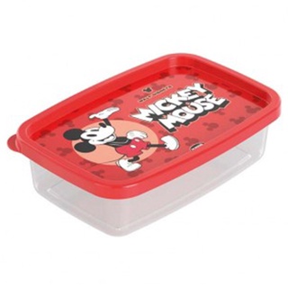 Pote Mickey Retangular Com Tampa 620 Ml