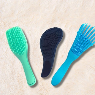 COMBO: Três escovas de cabelo antifrizz