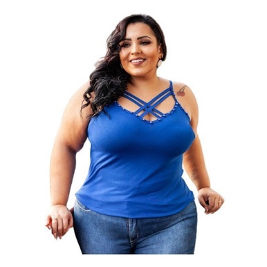 Blusa Plus Size Demi  Roupas plus size, Blusas femininas, Moda para  gordinhas