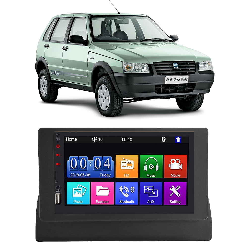 Kit Central Multimidia Mp5 Uno 1995 1996 1997 1998 1999 2000 2001 2002 ...