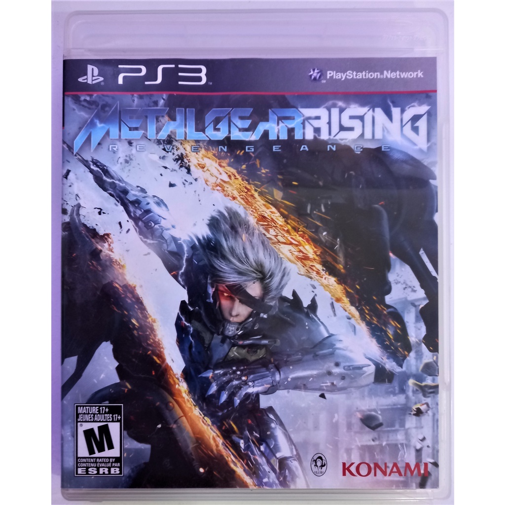 JOGO METAL GEAR RISING REVENGEANCE ORIGINAL PS3 MIDIA FISICA CD