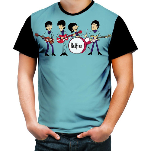 Camiseta The Beatles John Lennon Paul Mccartney Feminina