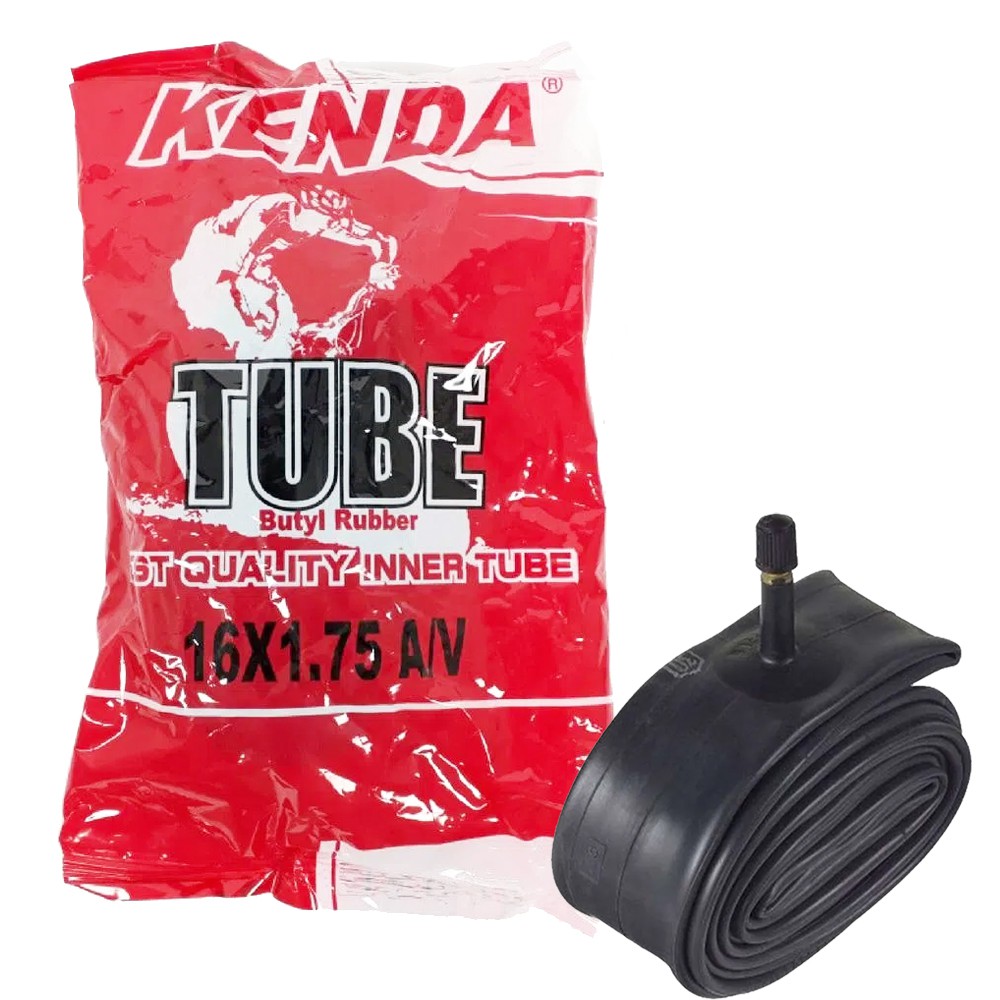 Câmara De Ar Kenda Bicicleta 16x1.75/2.125 Schrader 35mm Bico Grosso