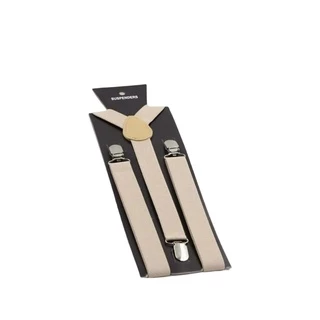 Kit 10 Unissex Suspensório Bege Ajustável Adulto Feminino e Masculino