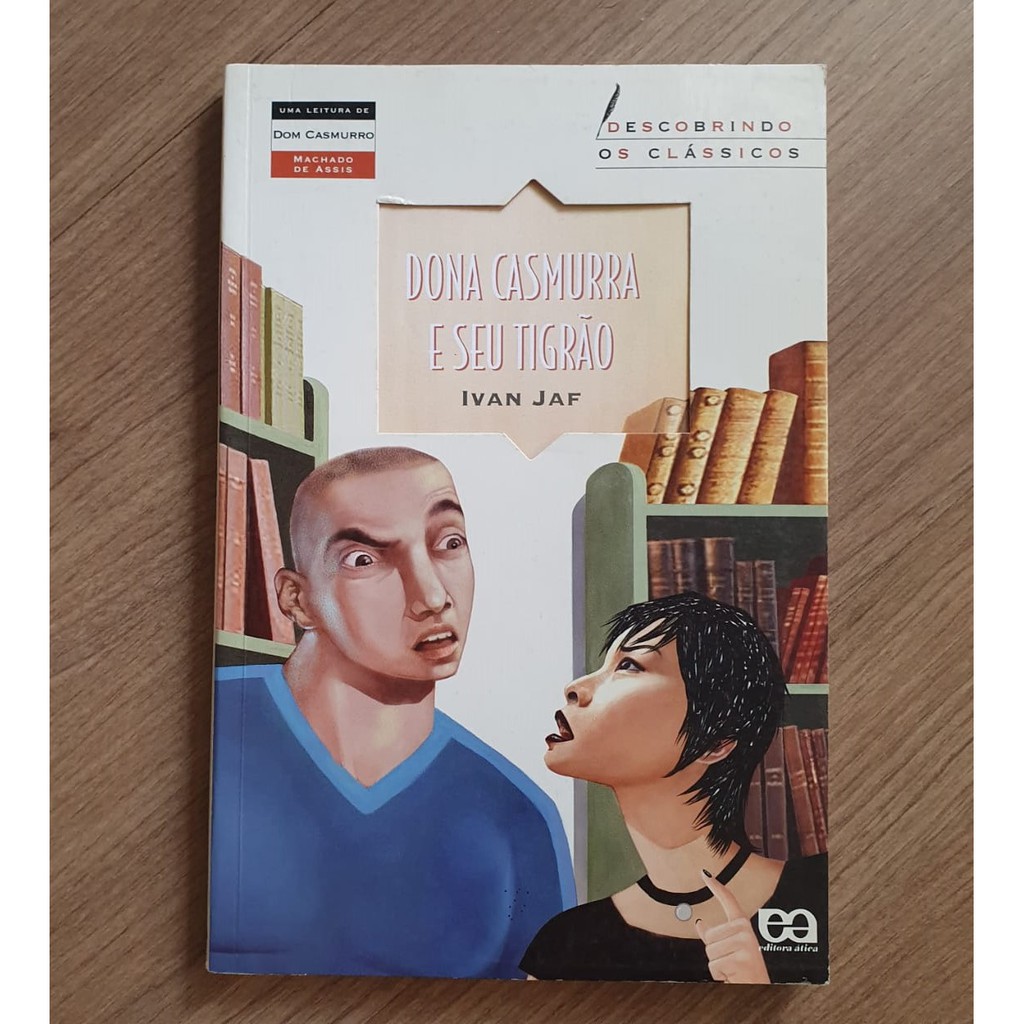 Livro Dona Casmurra e Seu Tigrão de Ivan Jaf | Shopee Brasil