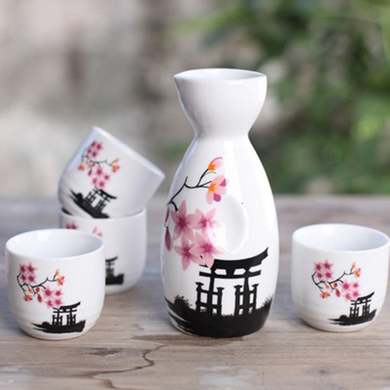 Culture Cup Swlthwen Porcelain Sake Cups, Set Of 6 For Japanese