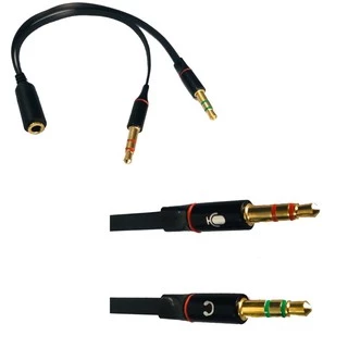 Cabo Adaptador P3(p2 Combo)p/ Fone E Microfone Headset 20cm
