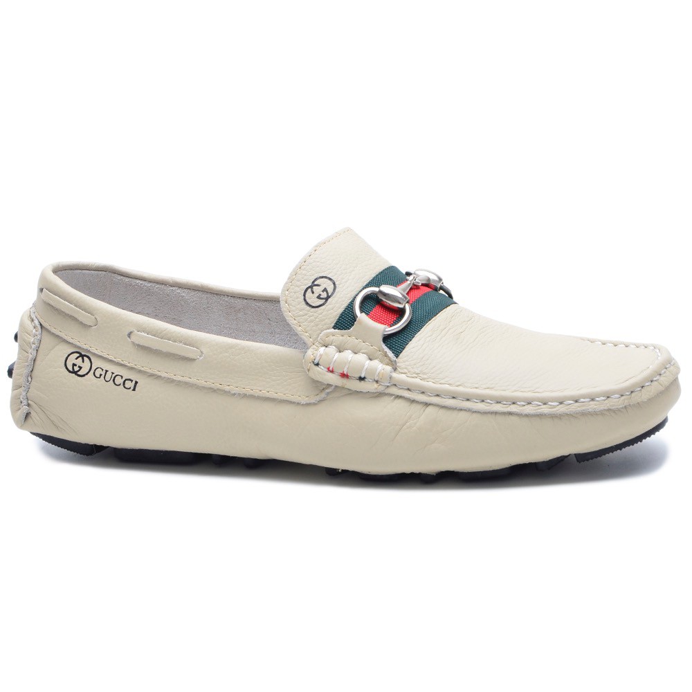 Sapato gucci branco store masculino