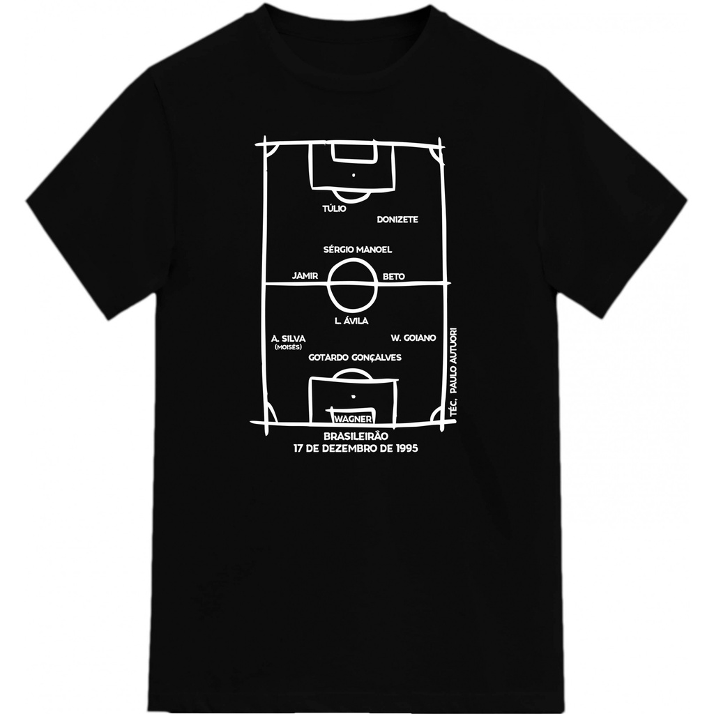 Camiseta NovoManto Botafogo Campeão Brasileirão 1995 Masculina