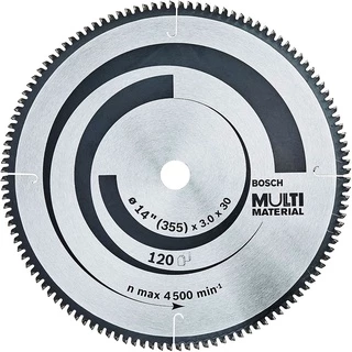 Disco de Serra 355mm MultiMaterial Bosch 120 Dentes de Widea PRO -14"