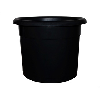 Vaso flor Premium Cachepot Plantas Plastico N°15 - Preto