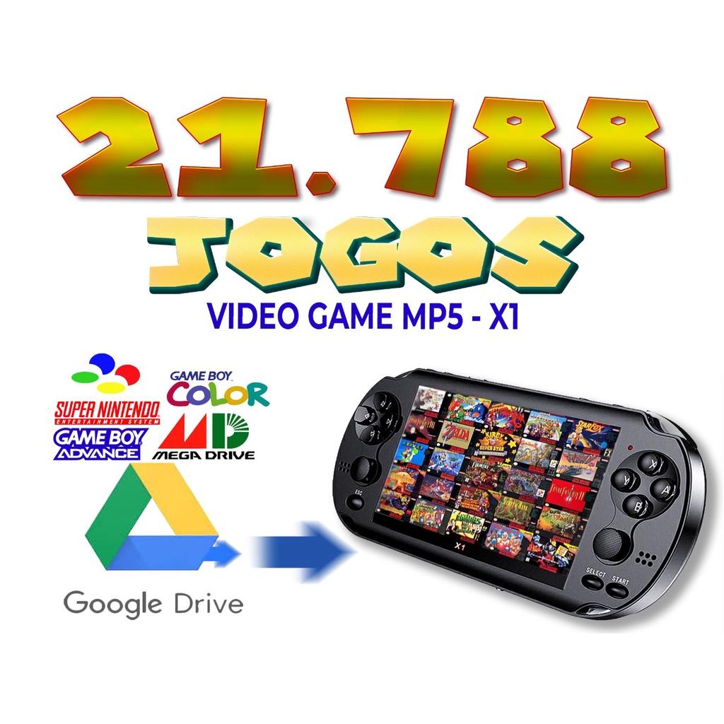 Cartão de 8 Mil Jogos para Video Game PS 7000 e PS 5000 - Hobbies