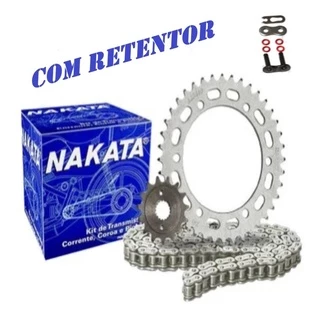 Kit Relação Tração Transmissão Yamaha Fazer 250 2005 2006 2007 a 2016 Com Retentor Original Nakata