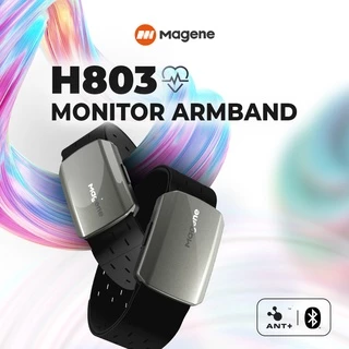 Magene H803 Monitor De Freqüência Cardíaca Braçadeira De Modo Duplo Bluetooth ANT + Pulseira De Braço Rastreador Para Strava