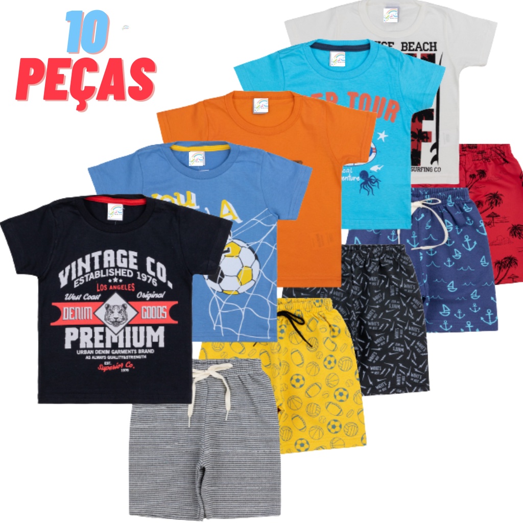 Conjunto infantil clearance em promoção