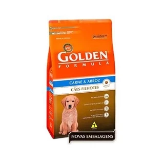 Ração Golden Fórmula Cães Filhotes Carne 15 Kg