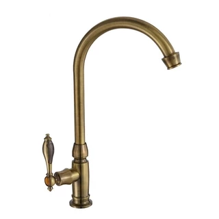 Torneira De Latão Antigo Para Pia De Cozinha / Torneira De Gua Fria 479g(Stock ready)
