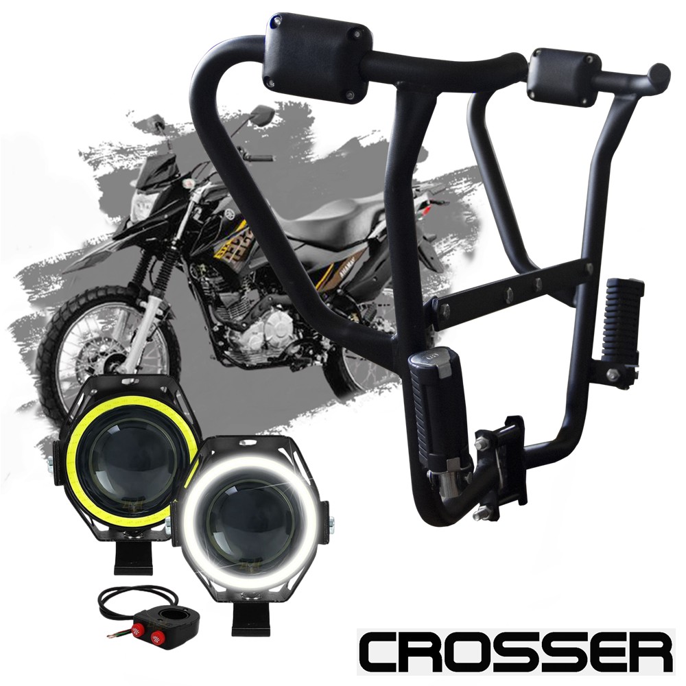 Protetor de Motor e Carenagem XTZ Crosser 2023 Bráz