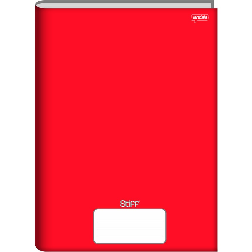 Caderno BrochurÃo Vermelho Grande 80 Folhas Shopee Brasil 0599