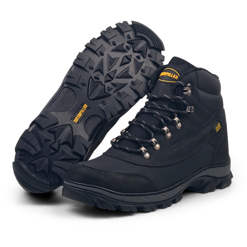 Bota Caterpillar Deplete Waterproof Masculina Marrom Escuro - HUPI