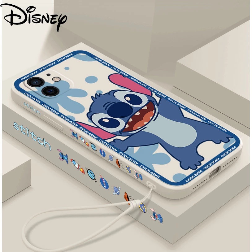 Capinha Para Celular Disney Stitch Iphone 13 12 11 Pro Max Xr Xs 7 8 6 6s Plus Se 2020 Tpu 4271