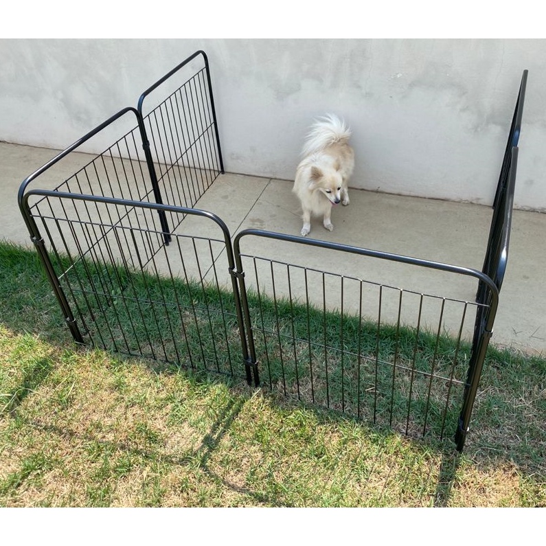 Cercado 6 Lados 65 cm Pet Canil Grade Cachorro + Kit Parede | Shopee Brasil