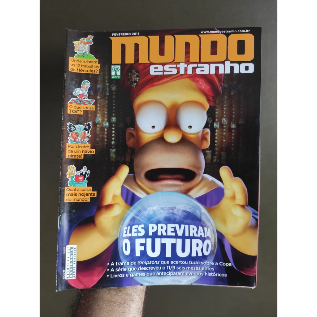 Revista Mundo Estranho Eles Previram O Futuro Shopee Brasil