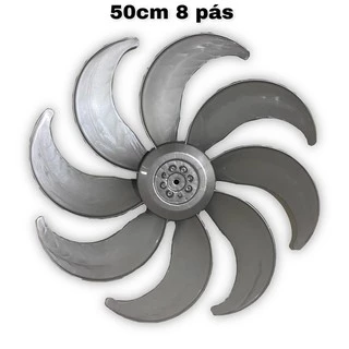 Helice Ventilador Mondial 50cm 8 pás Polishop - Vt-50-8p - Cinza