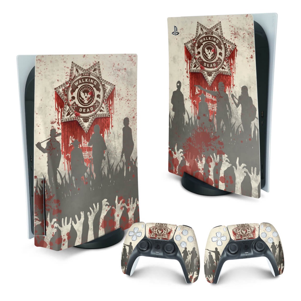 Capa Case e Skin Adesivo PS5 Controle - Fear The Walking Dead com o Melhor  Preço é no Zoom