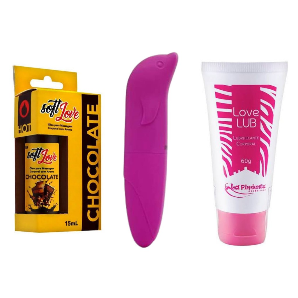 Kit Erótico Lésbica com Vibrador Golfinho + Óleo Comestível Hot para  Massagem e Sexo Oral + Lubrificante Love Lub | Shopee Brasil