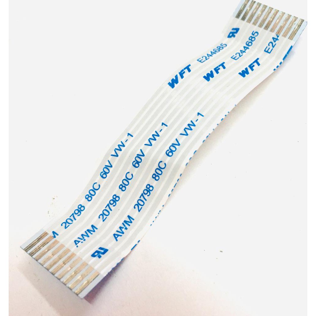 Câble Plat FFC Type B - Pas 0.5mm, 12 Broches, Longueur 200mm (Lot De 10)