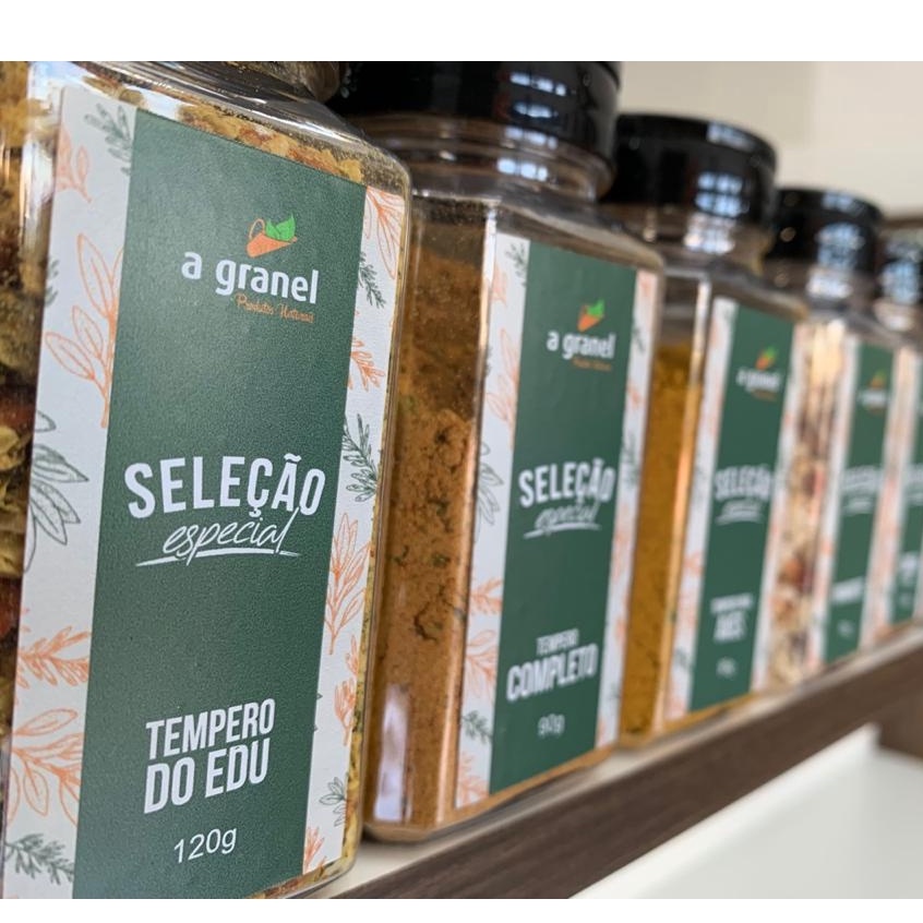 Temperos Seleção Especial Pote - A Granel Produtos Naturais | Shopee Brasil