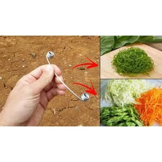4 Arame gabarito pra fatiar cortar couve pepino berinjela vários tamanhos