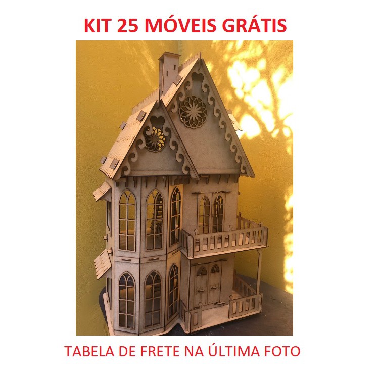 Brinquedos casa de boneca com música led luz em miniatura móveis acessórios  da boneca castelo musical dollhouse modelo de brinquedo para meninas  presente - AliExpress