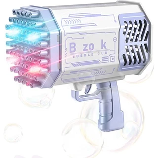 Máquina Automática De Bolhas De Furo De 36 , 2022 Bazooka Com Luz E Ventilador