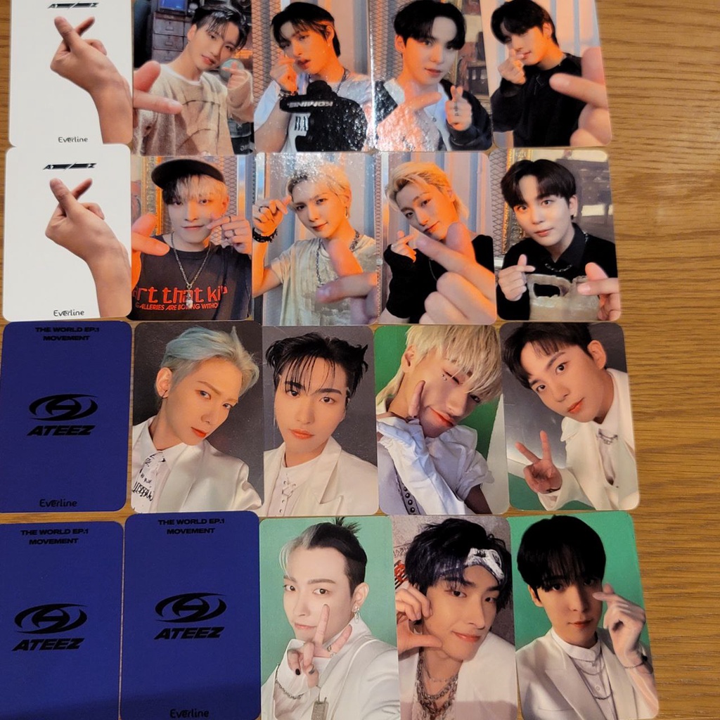 ATEEZ everline 全員 コンプ トレカ