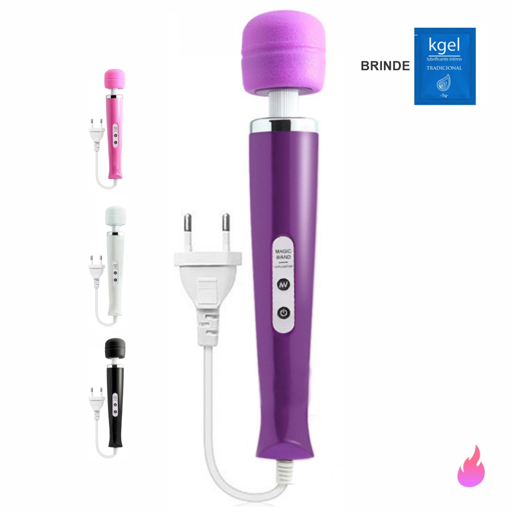 vibrador masturbador varinha mágica massageador corporal civolt envio já